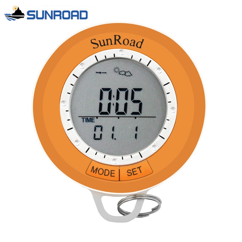 SUNROAD мужские и женские карманные часы для кемпинга пешего туризма шагомер