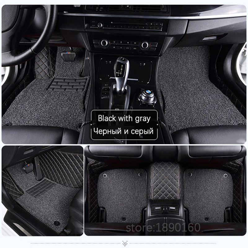 Custom car floor mats for Ford all models mondeo Focus Fiesta Edge
