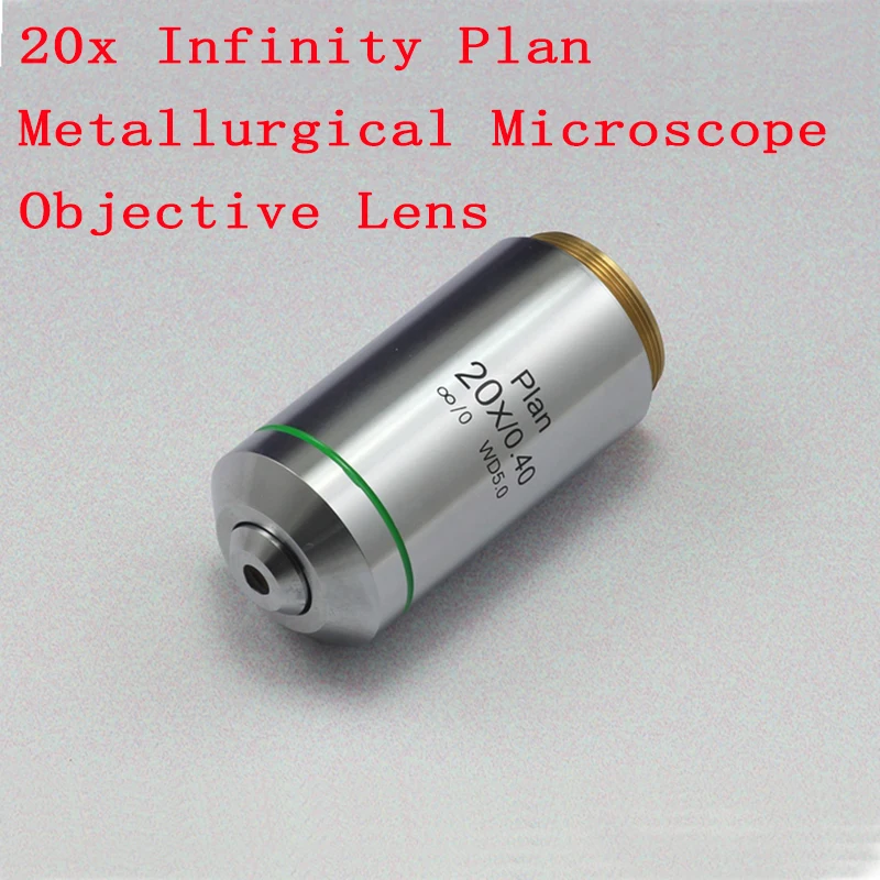 

Full Metal Infinity Plan Metallurgical Microscope Objective Lens Long Working Distance 1PC 20x