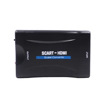 

BSTUO Mini 1080P SCART to HDMI Video Audio Scaler Signal Adapter Converter EU/US