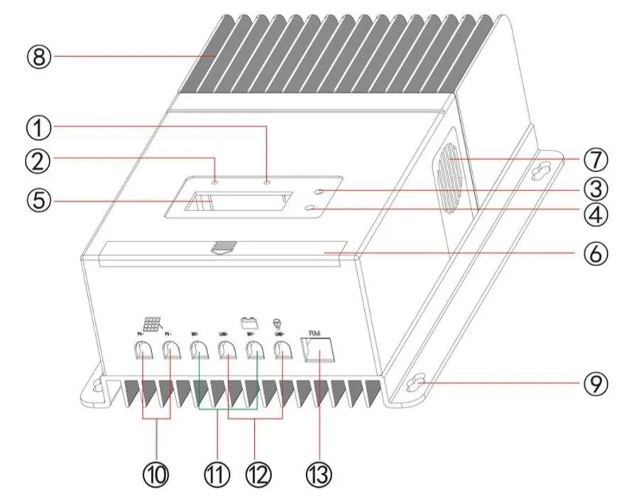 45A MPPT Контроллер заряда 12 В/24 В/48 В с ЖК-дисплеем PV VOC 150 в DC прибор слежения за точкой максимальной мощности солнечной батареи солнечной системы