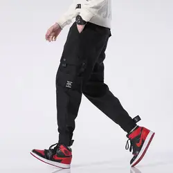 M-4XL 5XL 2019 весной спортивный брюки мужские тренировочные брюки мужские Штаны для бега Штаны карго Тактический шаровары Ман Jogger