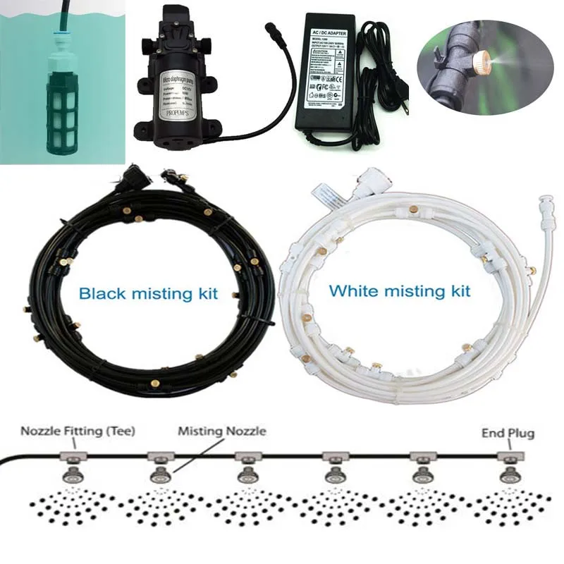 12V Electric Water Sprayer Pump Kit Portable Diaphragm Misting And Automatic 