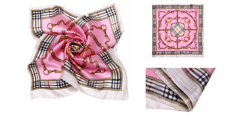 Silk Print Scarf (15)