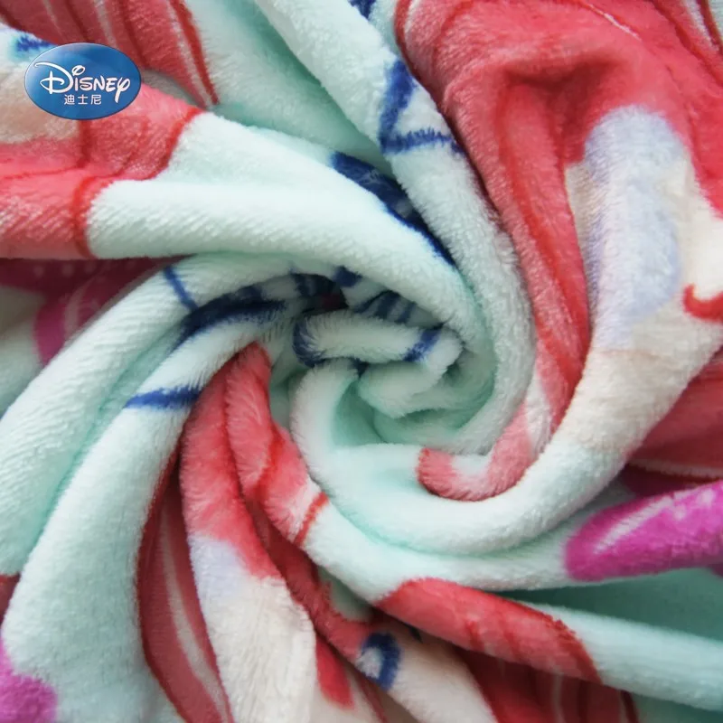 Очень мягкое теплое плюшевое одеяло из кораллового флиса для маленьких мальчиков и девочек с изображением Винни, Минни Маус, русалки Ариэль, 76x100 см