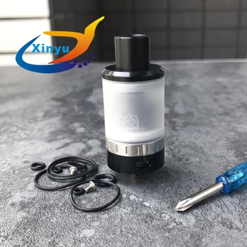 

YFTK SQuape E RTA 2ML capacity 22MM Diameter 316 stainless steel Replaceable Atomizers Single or dual coil usage Vaporizer Tank