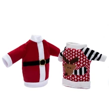 Крышка бутылки вина Рождество Санта олень рождественское настольное украшение крышки бутылки вечерние подарок