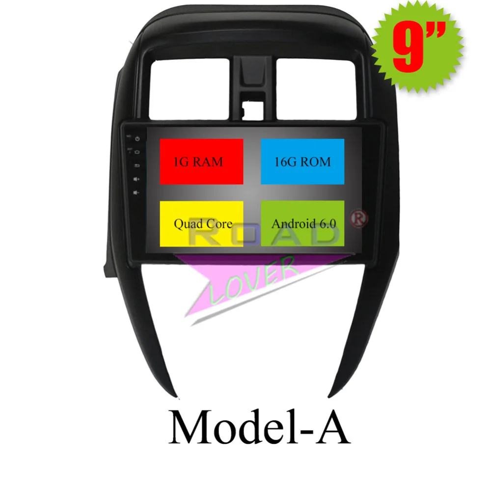 Top TOPNAVI Android 6.0 2G+32GB Quad Core 9" Car PC Head Unit Stereo For Nissan New Sunny GPS Navigation Auto Player MP3 NO DVD 2Din 7