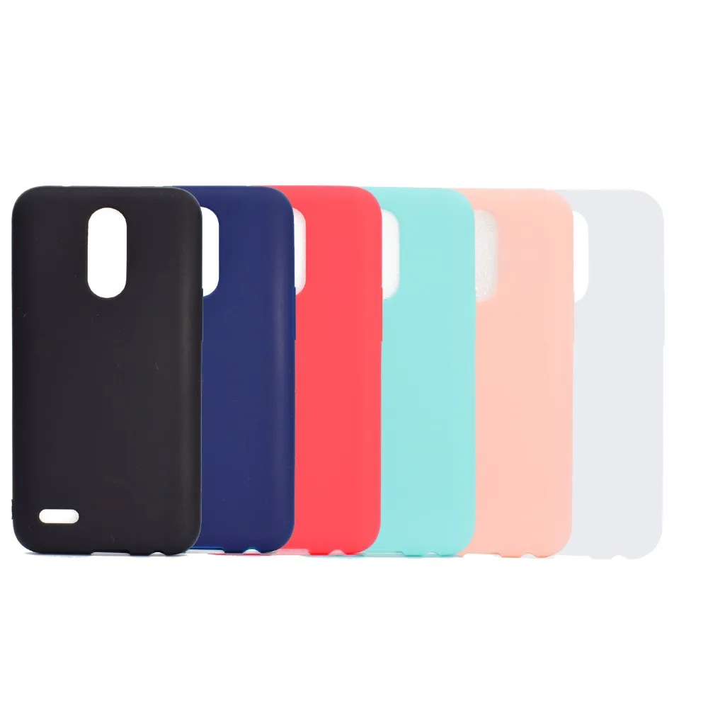 

Colors Phone Cases For LG K8 2017 K10 2017 Soft TPU Silicone Rubber Covers For LG K8 2017 K10 2017 Phone Cases Fundas Capa Coque