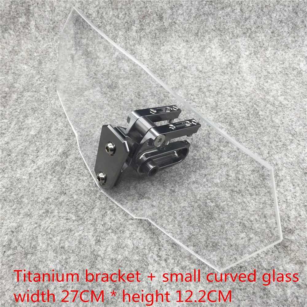Motocicleta para Kawasaki Modificado Moto Windshield Ventosa Ajustável Universal Brisa da Bmw Ducati Honda Ktm 8 Modificado moto pára-brisa ajustável universal da motocicleta