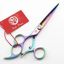 6 дюймов Профессиональный грумминг ножницы цветные левые ручные ножницы из 440c стали ножницы для резки для левой руки sp