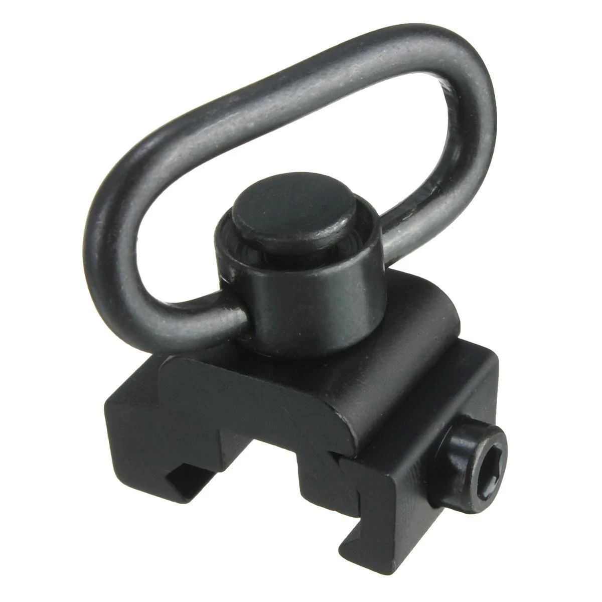 Quick Release Detach QD Sling Swivel Attachment w/ 20mm Picatinny Rail