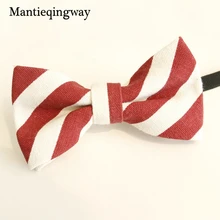 Mantieqingway Детский галстук-бабочка для детские горошек/Полосатый мультяшный воротник галстук-бабочка для мальчиков и девочек Для худой шеи галстук для костюмов