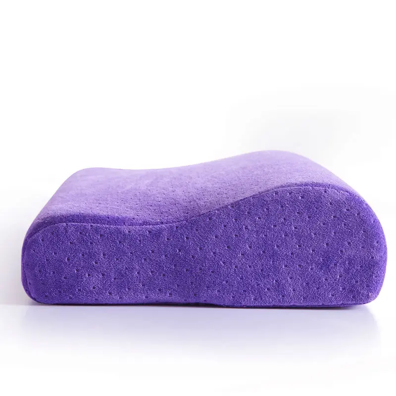 

cervical orthopedic neck memory foam pillow bedroom wave rest pillow one piece sleep bed pillows free shipping