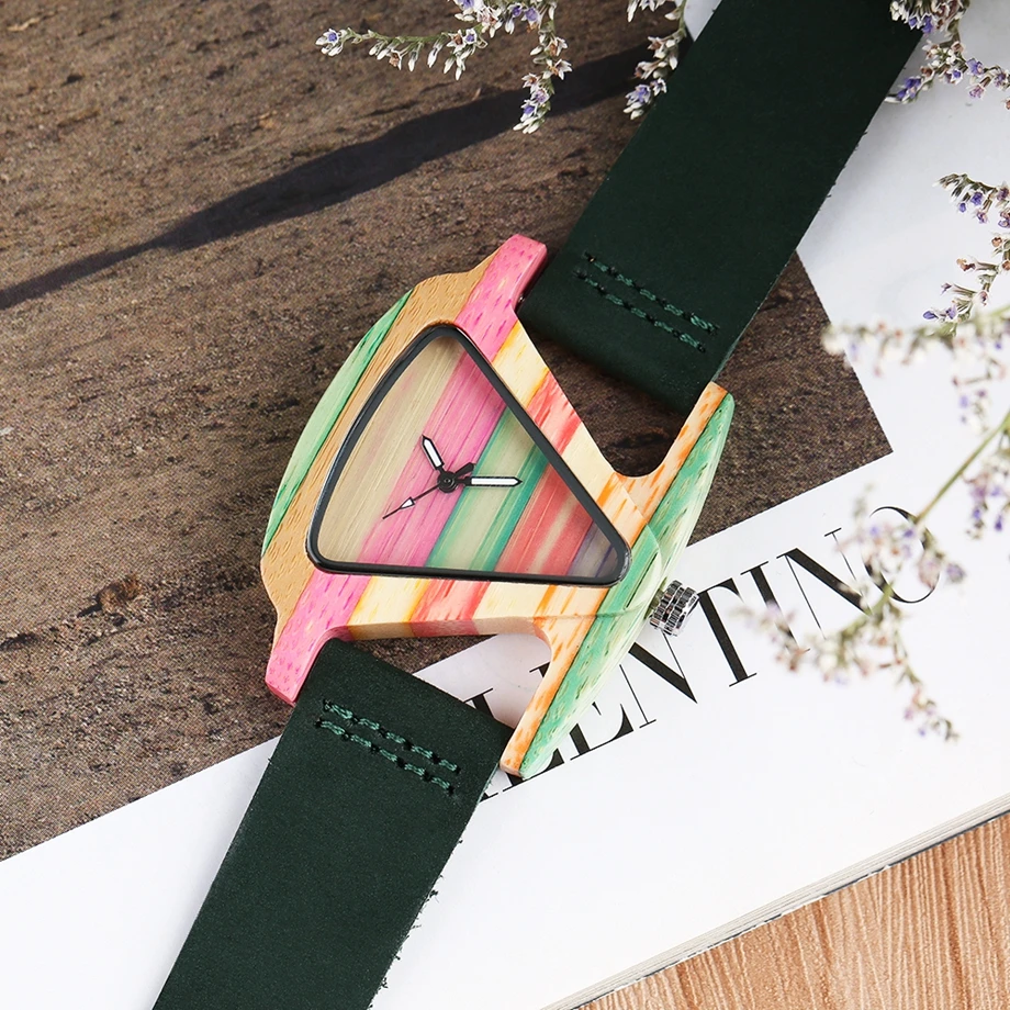 YISUYA Women Bamboo Wrist Watch Fresh Colorful H Dial Wooden Quartz Ladies Watches Top Brand Women Sport Timber Watch Relojes1 (11)