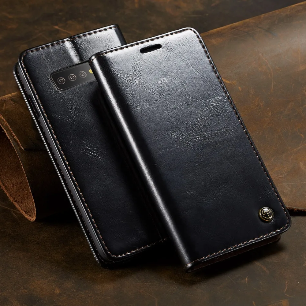 

Luxury Leather Phone Case for Samsung Galaxy S10 S10 Plus Magnetic Flip Wallet Cases Cover for Galaxy S10 Plus S10 Coque Capa