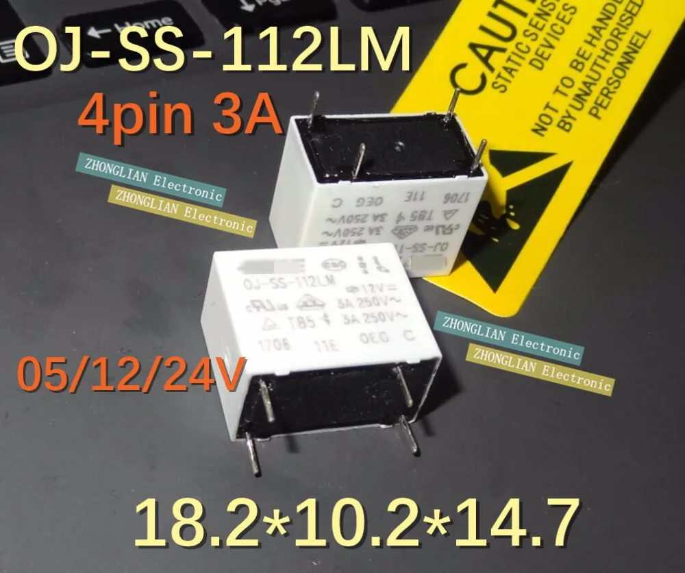 Реле питания 1 шт./лот чувствительный OJ-SS-112LM 12 В/4 pin/3A | Обустройство дома