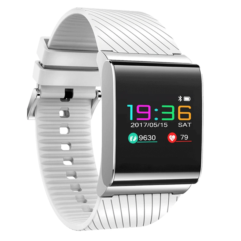 

BANGWEI new Smart Watch Pedometer Blood Oxygen Heart Rate Detection Smart Watch with A Color Screen OLED Smart Watch men +Box