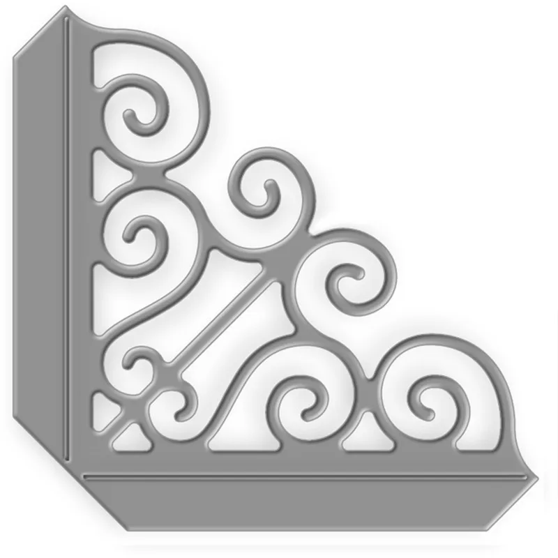 

YaMinSanNiO Deco Corner Pocket Dies for Scrapbooking New Craft Dies Cuts for Card Making Stitch Troqueles Stencil