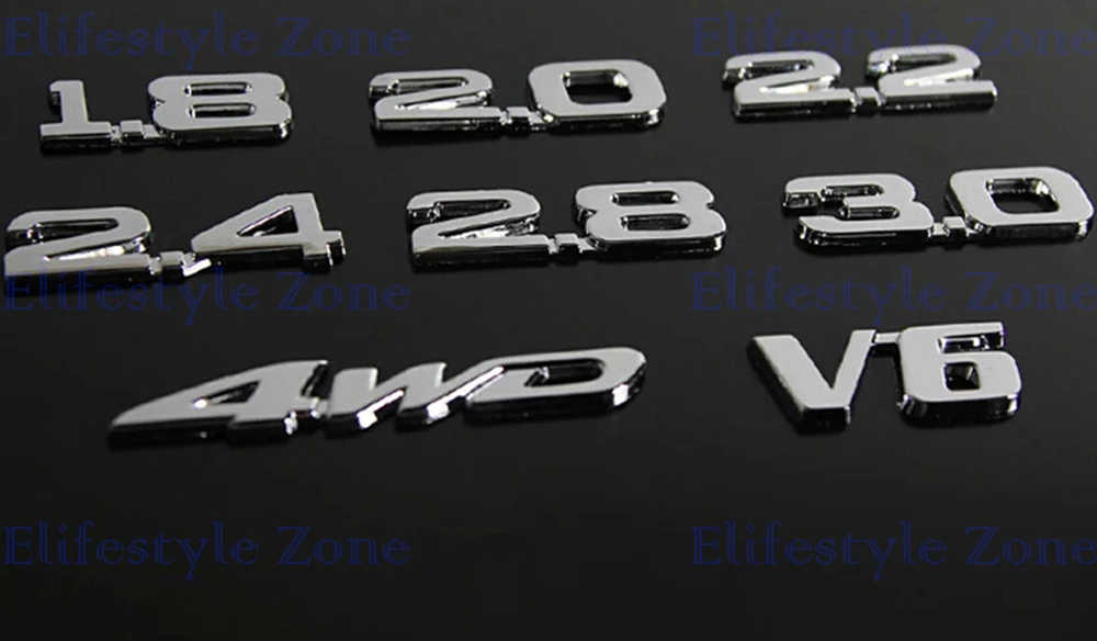 New Bumper Sticker Metal Emblem Decal Turbo TSI Rear Trunk Trim Badge Polish Chrome Red 1.5T 1.6T 1.8T 2.0T 2.2T 2.4T 2.5T 3.0T - Image 5