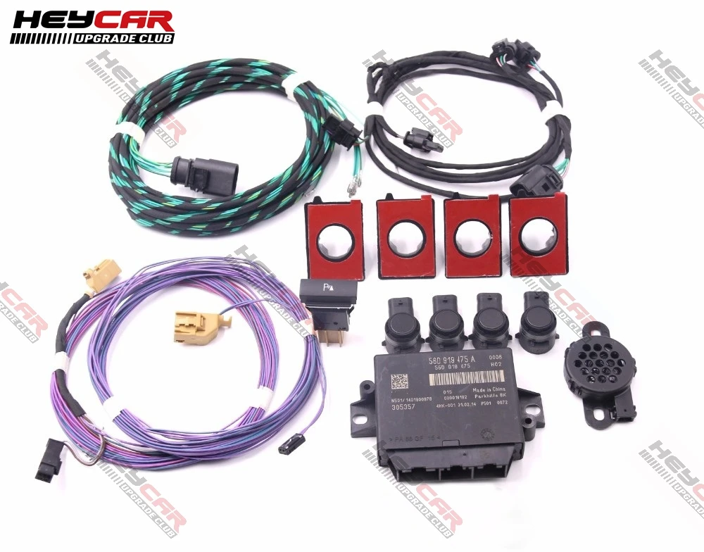 

Park Pilot Front 4K Update 8K Sensor With Visible OPS Parking FOR PQ Skoda Octavia MK2