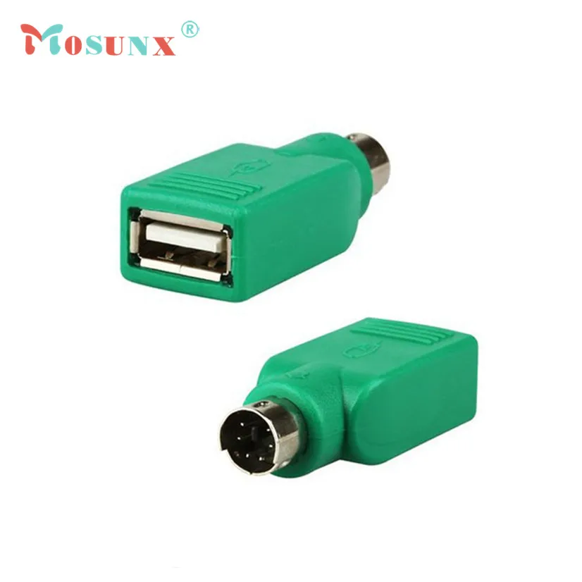 

MOSUNX 1PCS USB Female to PS2 PS/2 Male Adapter Converter keyboard Mouse Mice High Quality Futural Digital Hot Selling F35