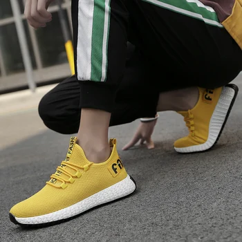

Summer Classic Running Shoes Men Comfortable Breathable Mens Sneakers Flat Heels Fashion Men Walking ShoesLace-Up Sport Shoes