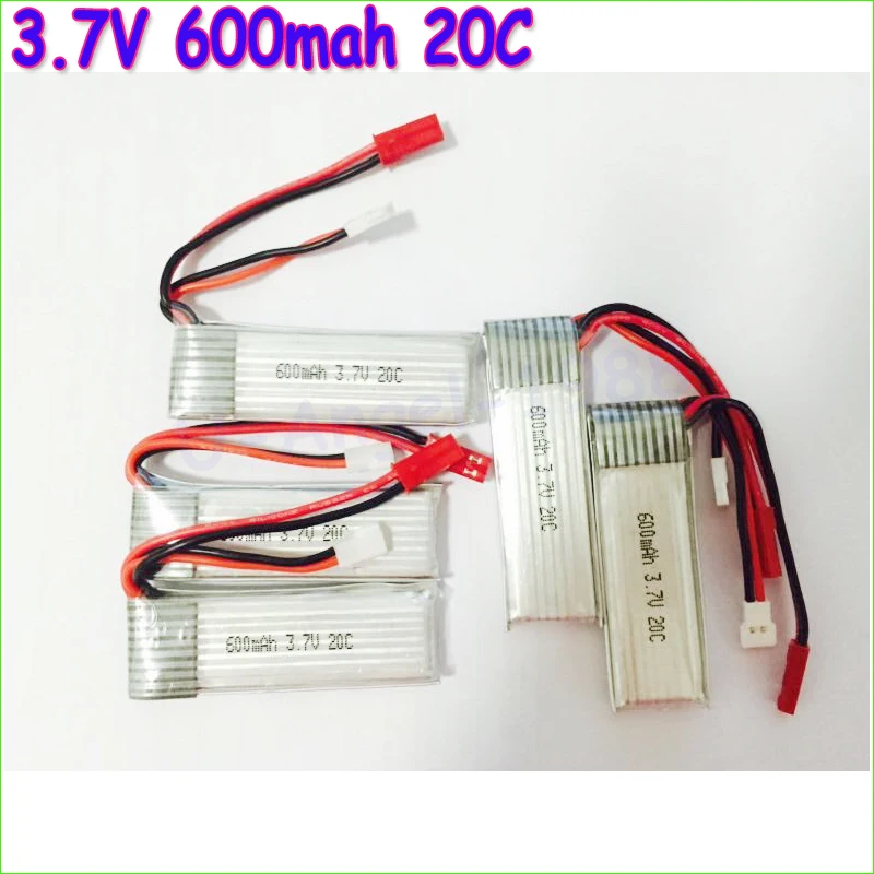 Wholesale 5pcs lot Lipo font b battery b font 3 7V 600mAh 20C for Walkera QR