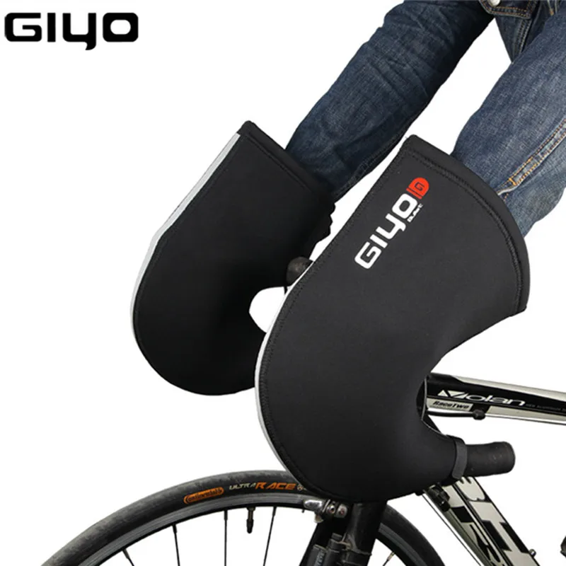 

Winter warm gloves bicycle handlebar gloves windproof waterproof reflective slats outdoor riding mountain bike road bike gloves