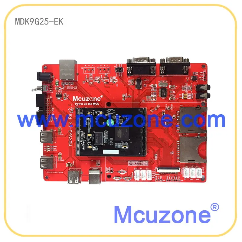 

AT91SAM9G25, MDK9G25 development KIT, 400MHz CPU, 128MB DDR2, Ethernet, USB HighSpeed, LINUX
