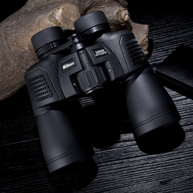 

Binoculars Telescope 10x50 Optical Hunting Tourism Sports Large Eyepiece Waterproof High Times Travel Vision Scope Binoculars