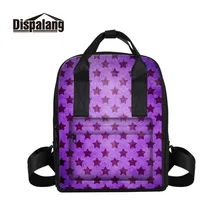 Dispalang женщин рюкзак для девочек-подростков школьная сумка Рюкзак Back Pack звезды печати рюкзак комплект для модных леди дорожная сумка