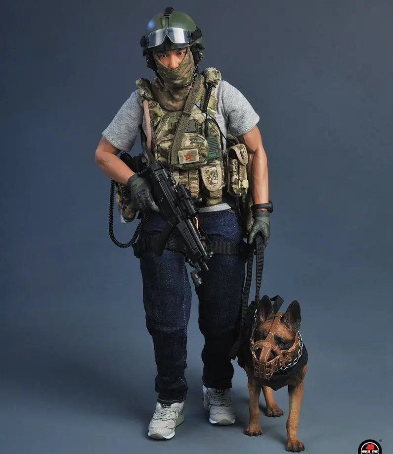 1/6 scale Action figure doll Hong Kong SPECIAL DUTIES UNIT Assaulter K9
