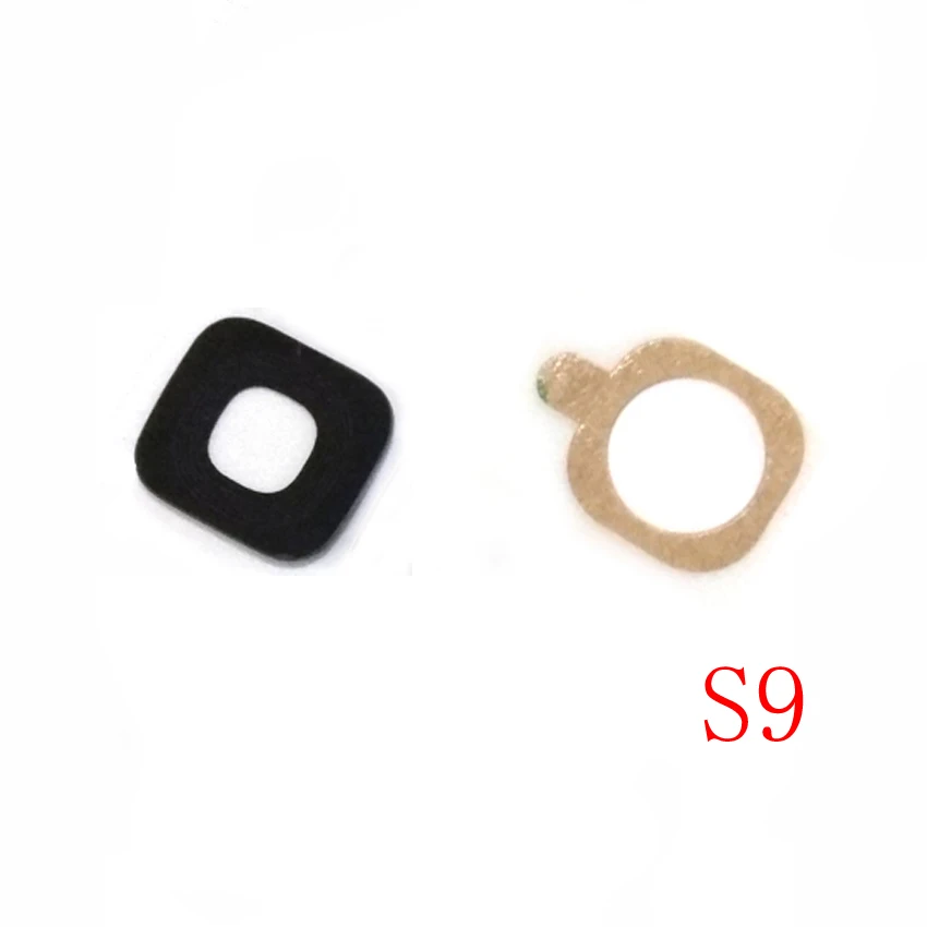 

10PCS New For Samsung Galaxy S9 S9+ S9 Plus Rear Back Camera Glass Lens Cover Ring With Ahesive Sticker Replacement Parts