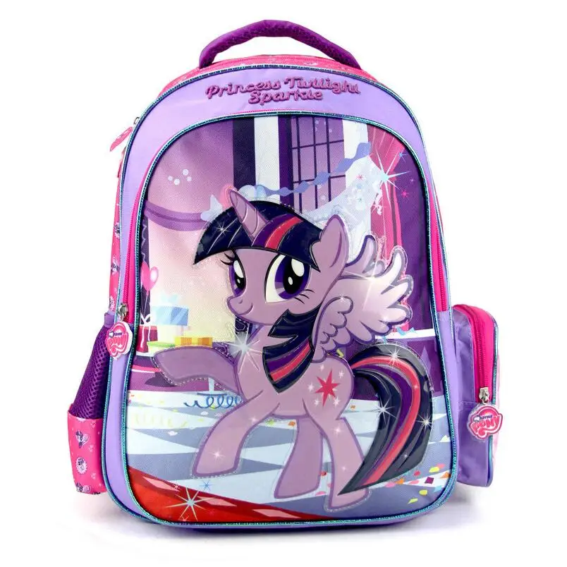 New font b Kids b font Lovely Cartoon Schoolbag My Little Pony Girls font b Backpack