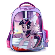 Nuevos niños encantadores mochila de dibujos animados my little pony niñas mochila para la escuela primaria de kindergarten niños back to school bolsas de regalo