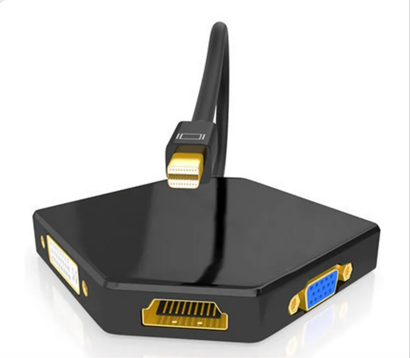 

Minidp turn hdmi/vga/dvi three-in-one converter mini DP adapter lightning port extension cable JH5