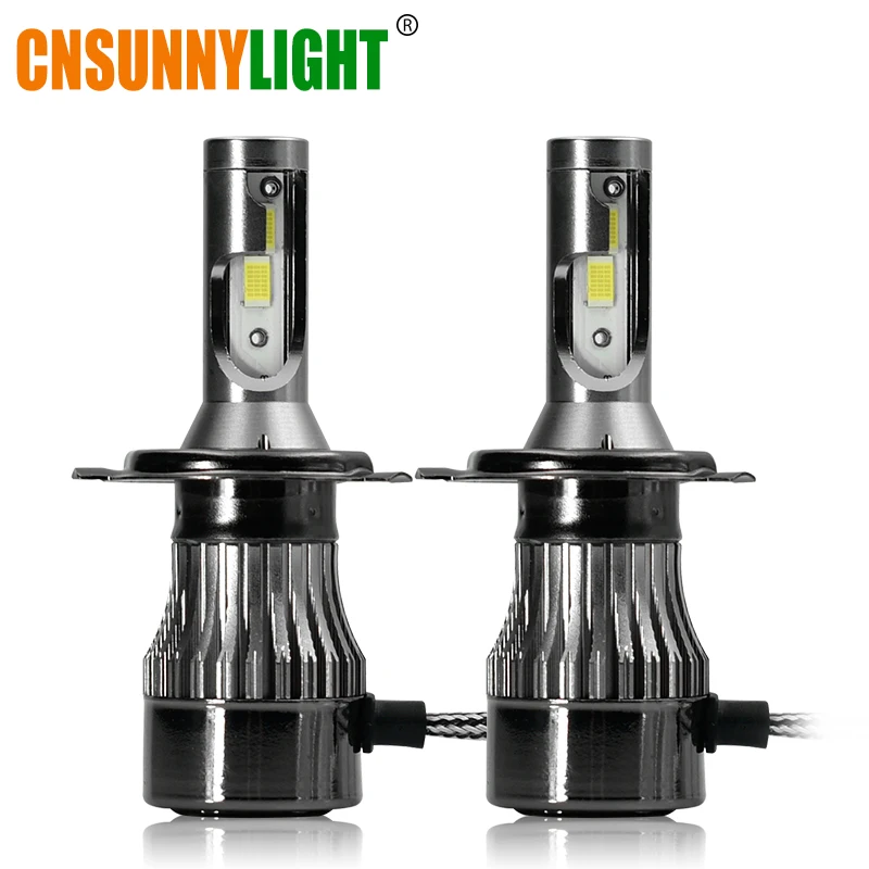 

CNSUNNYLIGHT COB H7 LED H4 H11 H8 H1 9005 9006 HB3 HB4 H3 881 Auto Headlight Bulbs 72W 12000Lm 6500K 4300K LED Car Light Styling