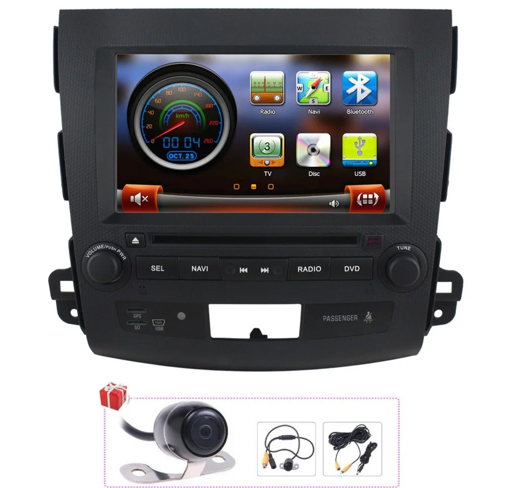 Free 8G Map+Reverse camera 8'' Car DVD Autoradio GPS Navigation Satnav