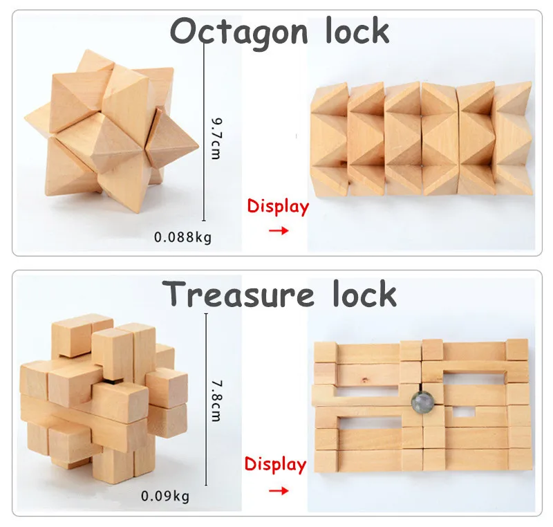 Китайский классический 3D Деревянный головоломка игрушки куб игра модель комплект дизайн головоломка для развития интеллекта Развивающие