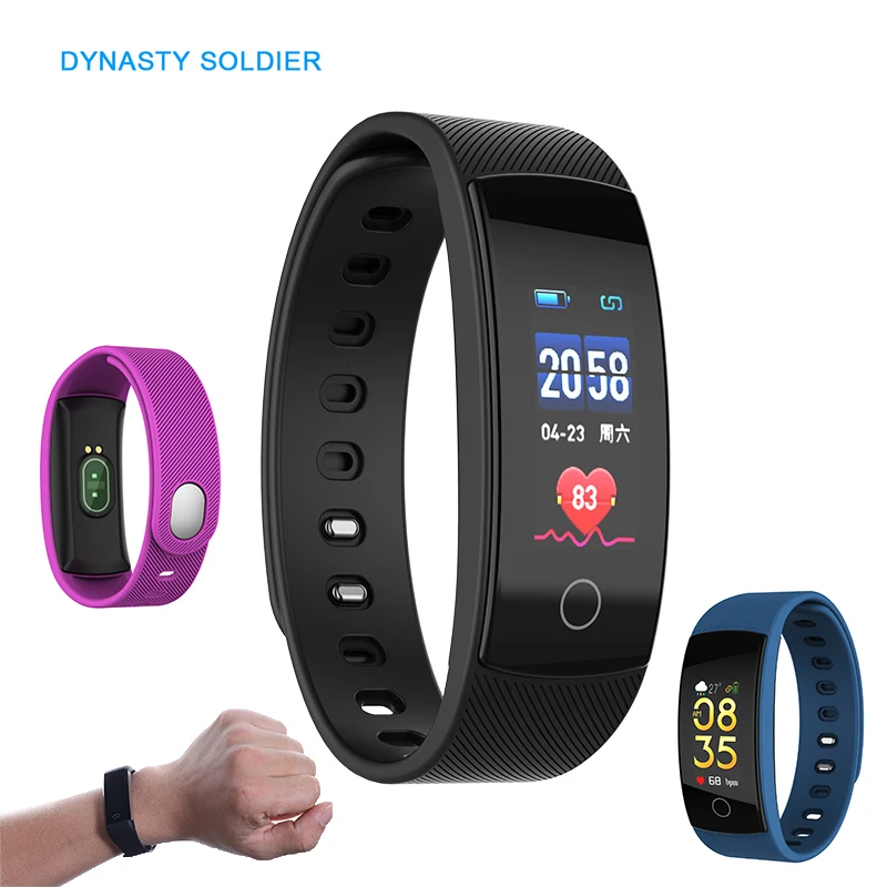 

Smart Wristband Sleep Fitness Bracelet Blood Pressure Heart Rate Monitoring Tracker Smart Bracelet Pedometer Touch Color Screen