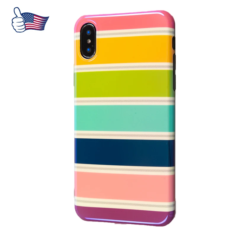 Роскошный Глянцевый IMD Мягкий силиконовый чехол для iPhone 11 Pro Max X XS 8Plus XR 6S 6 милый с