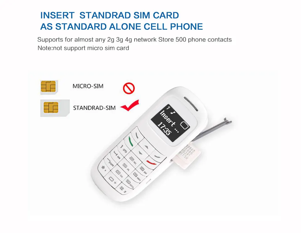 XENO L8Star Bm70 Bluetooth маленькие мобильные телефоны Bluetooth Dialer универсальные беспроводные наушники для мобильного телефона