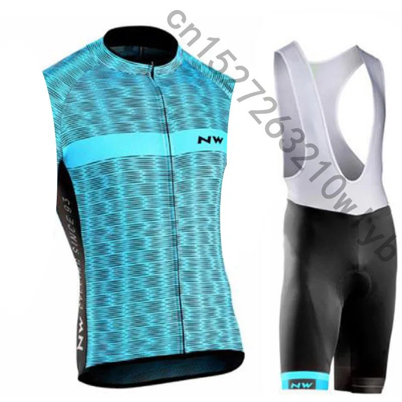 NW летнее БЕЗРУКАВНОЕ Платье гоночный одежда для велопрогулок, дышащая Велоспорт жилет трикотаж Ropa Ciclismo Спортивная одежда для велосипеда - Цвет: 4
