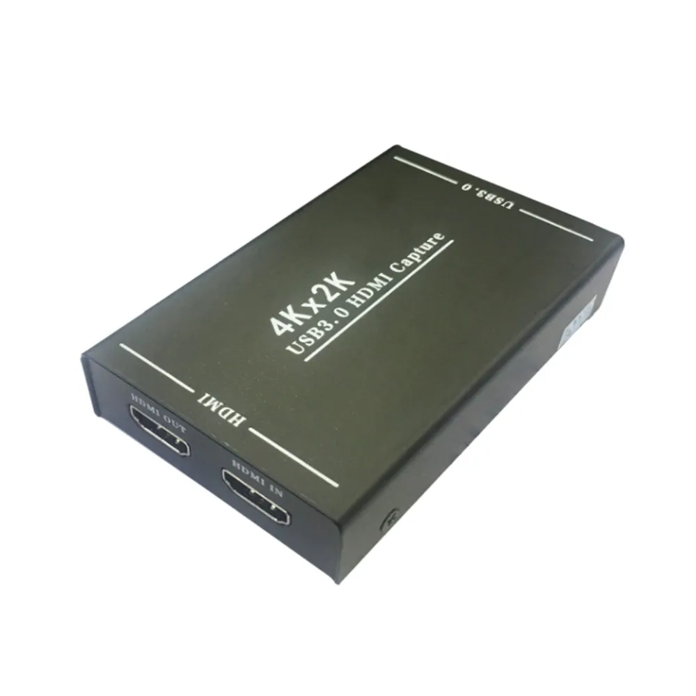 Карта видеозахвата 4K * 2K USB3.0 HD HDMI в кольцевой выход карта захвата для PS4