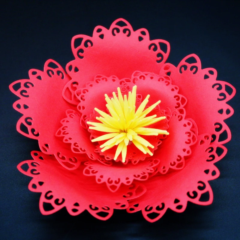 

YLCD1296 Flowers Metal Cutting Dies For Scrapbooking Stencils DIY Album Cards Decoration Embossing Folder Craft Die Cuts Tools