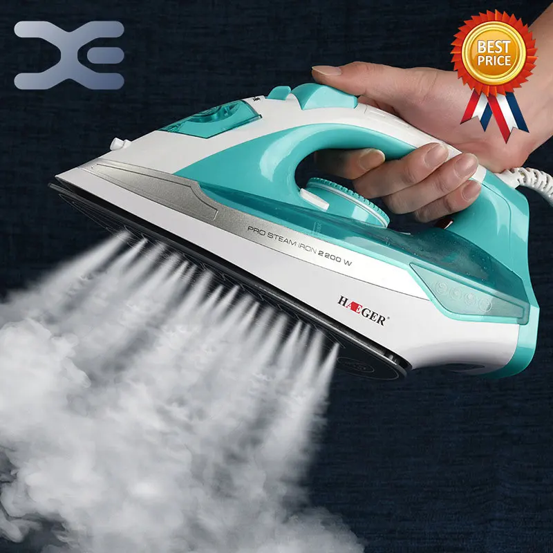 

2200W Handheld Portable Electric Steam Iron For Clothes High Quality Ceramic Soleplate HG-1238