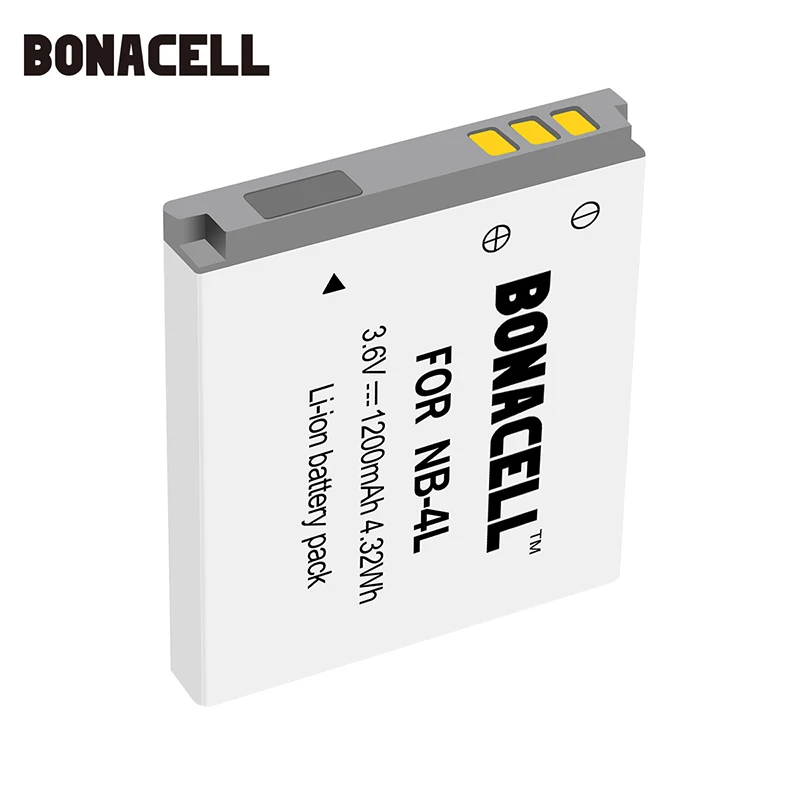 Bonacell NB-4L NB 4L батарея для Canon IXUS 30 40 50 55 60 65 80 100 I20 130 IS Digital SD400 SD430 SD45 | Электроника