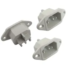 3 Pz 250 V 10A 3 Pin Montaggio A Pannello C14 Connettore di Alimentazione per Fornello di Riso