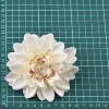 6PCS Superior Quality 10cm Artificial Dahlia Silk Flower White Rose Heads For Wedding Decoration DIY Wreath Craft Fake Flowers ► Photo 2/6